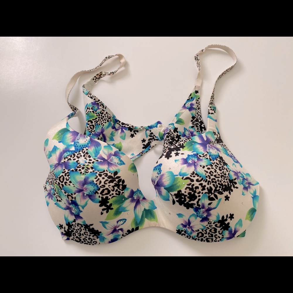 34c Victoria’s Secret Lined Demi Bra Bling Colors